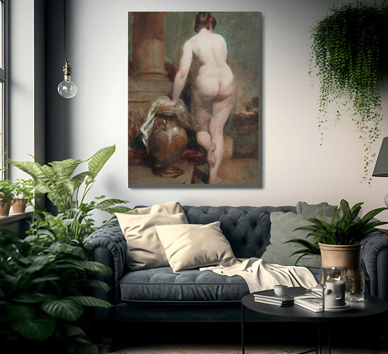 Study Of A Female Nude By William Etty Fine Art Print