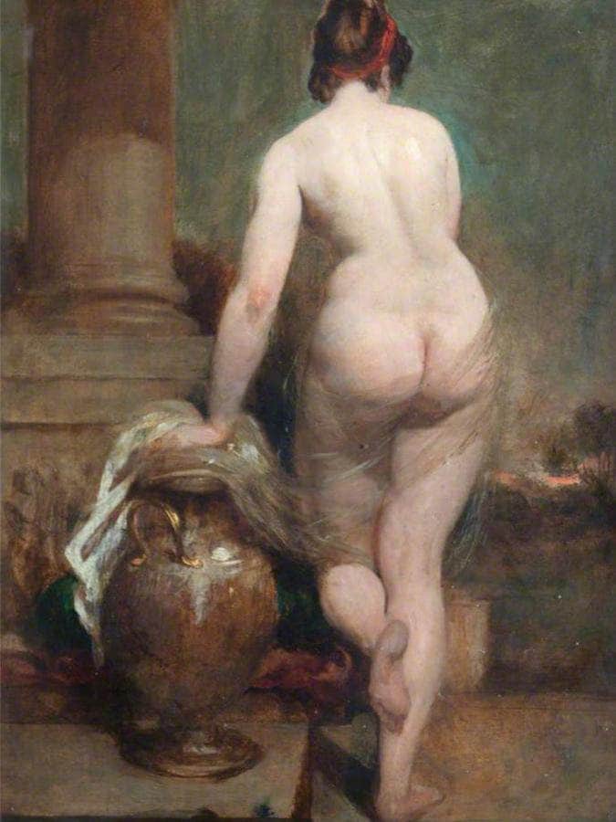 Study Of A Female Nude By William Etty Fine Art Print