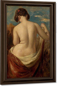 Study Of A Half Nude Figure By William Etty Fine Art Print