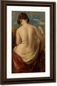 Study Of A Half Nude Figure By William Etty Fine Art Print
