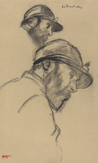 Study Of A Jockey (M. De Broutelles) By Edgar Degas Fine Art Print