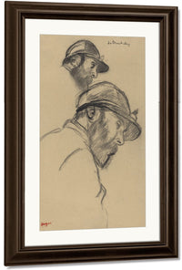 Study Of A Jockey (M. De Broutelles) By Edgar Degas Fine Art Print