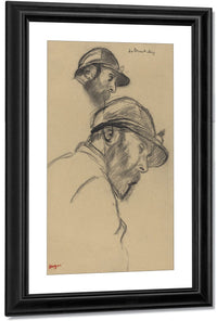 Study Of A Jockey (M. De Broutelles) By Edgar Degas Fine Art Print