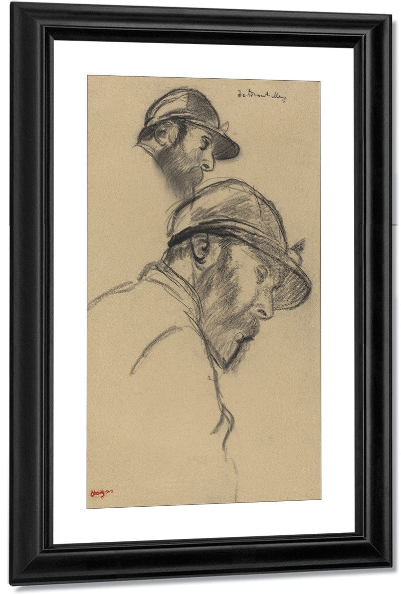 Study Of A Jockey (M. De Broutelles) By Edgar Degas Fine Art Print