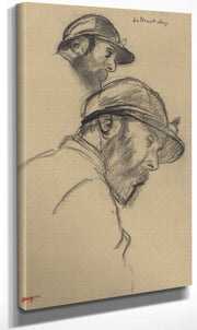 Study Of A Jockey (M. De Broutelles) By Edgar Degas Fine Art Print