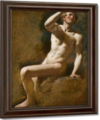 Study Of A Male Nude 3 By William Etty Fine Art Print