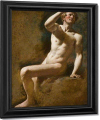 Study Of A Male Nude 3 By William Etty Fine Art Print