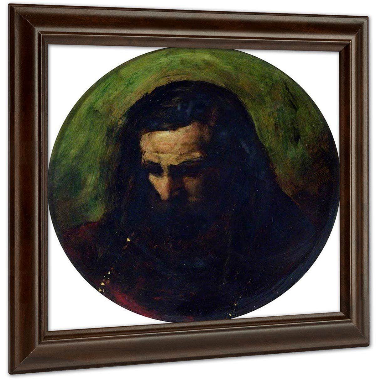 Study Of A Man's Head 3 By William Etty Fine Art Print