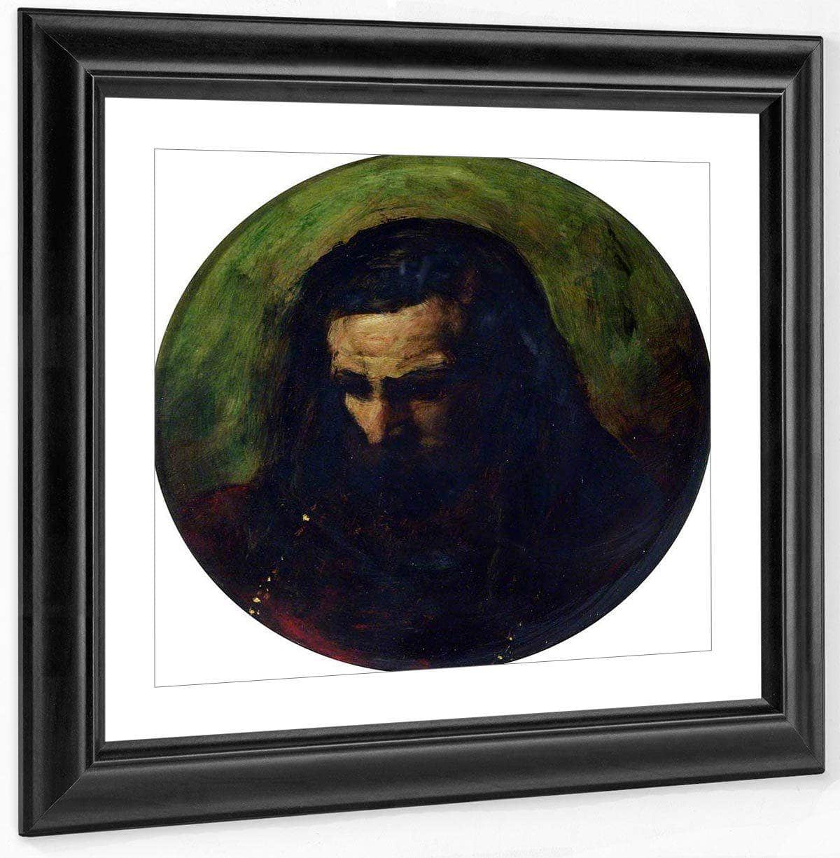 Study Of A Man's Head 3 By William Etty Fine Art Print