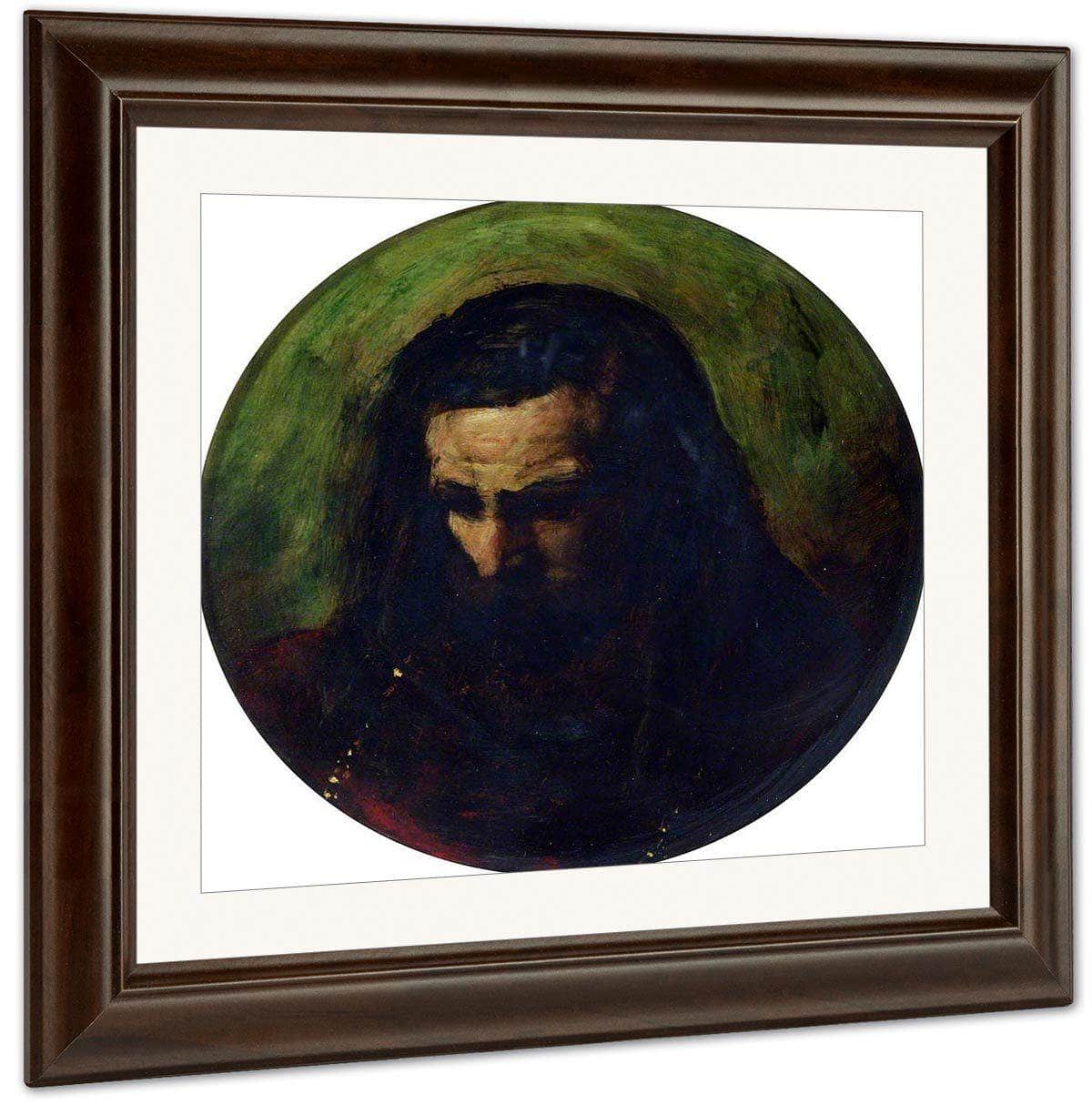 Study Of A Man's Head 3 By William Etty Fine Art Print