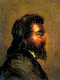 Study Of A Man's Head By William Etty Fine Art Print