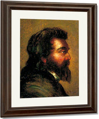 Study Of A Man's Head By William Etty Fine Art Print