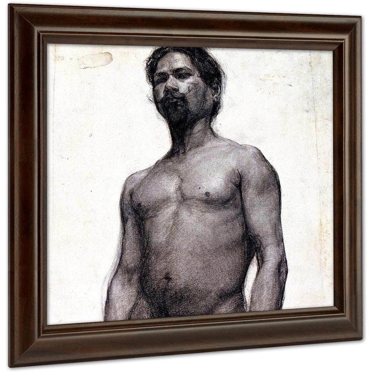 Study Of A Negro Man By Henry Ossawa Tanner Fine Art Print