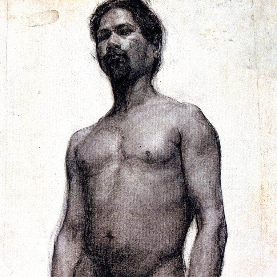 Study Of A Negro Man By Henry Ossawa Tanner Fine Art Print