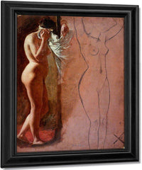 Study Of A Nude Female Figure By William Etty Fine Art Print