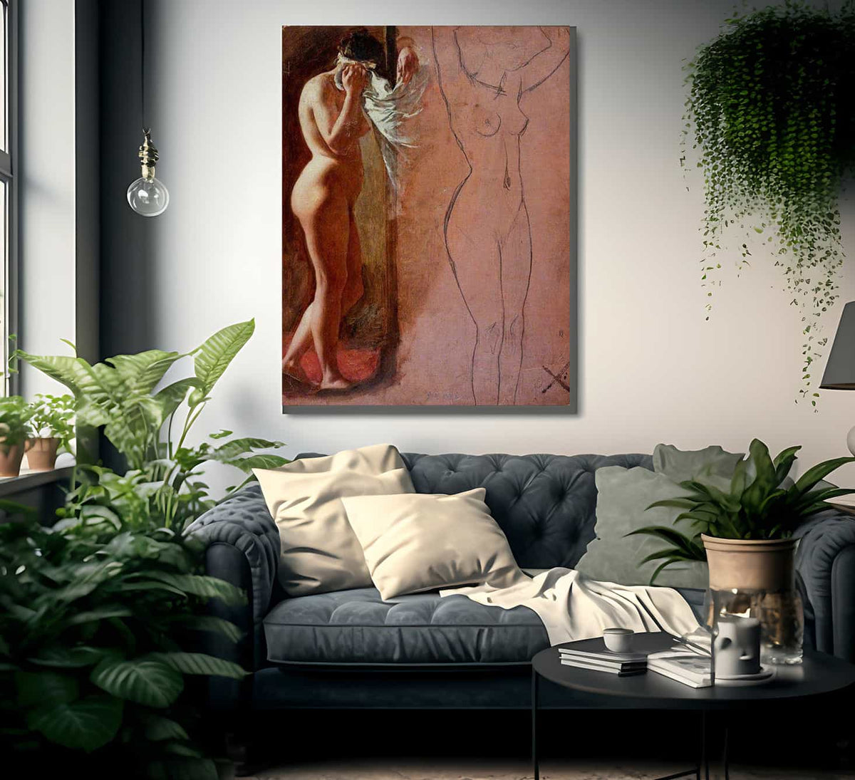 Study Of A Nude Female Figure By William Etty Fine Art Print