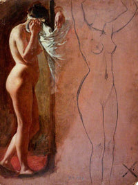 Study Of A Nude Female Figure By William Etty Fine Art Print