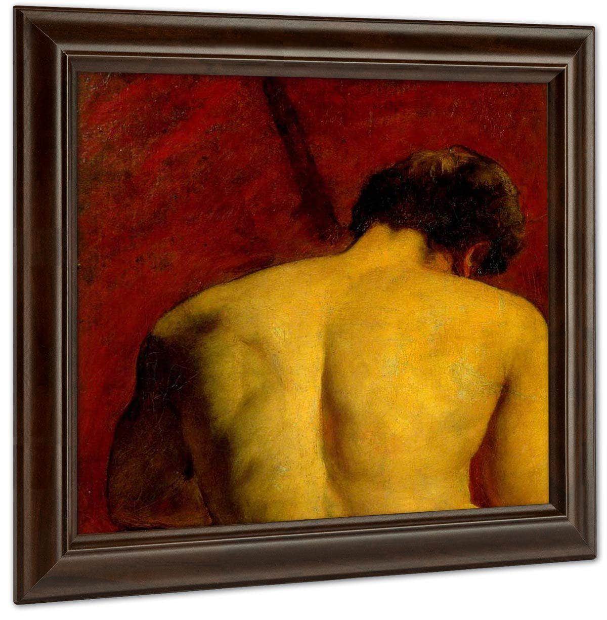 Study Of A Nude Male Figure By William Etty Fine Art Print