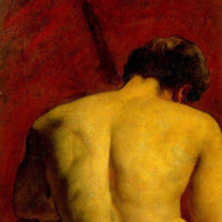 Study Of A Nude Male Figure By William Etty Fine Art Print