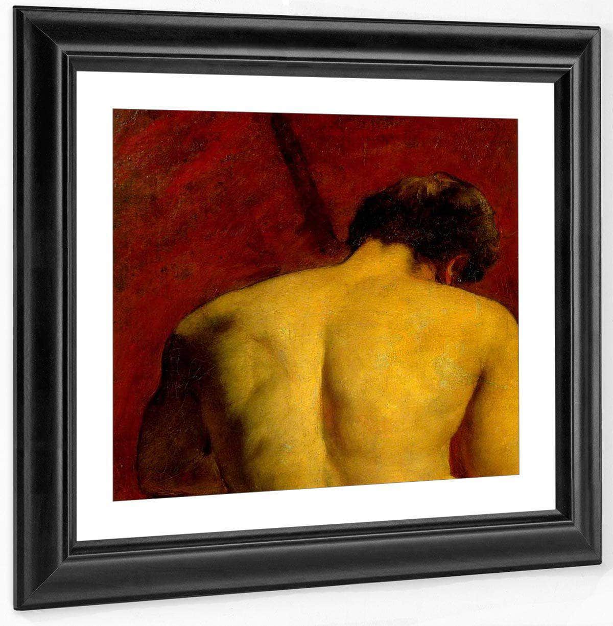 Study Of A Nude Male Figure By William Etty Fine Art Print