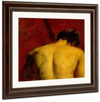 Study Of A Nude Male Figure By William Etty Fine Art Print