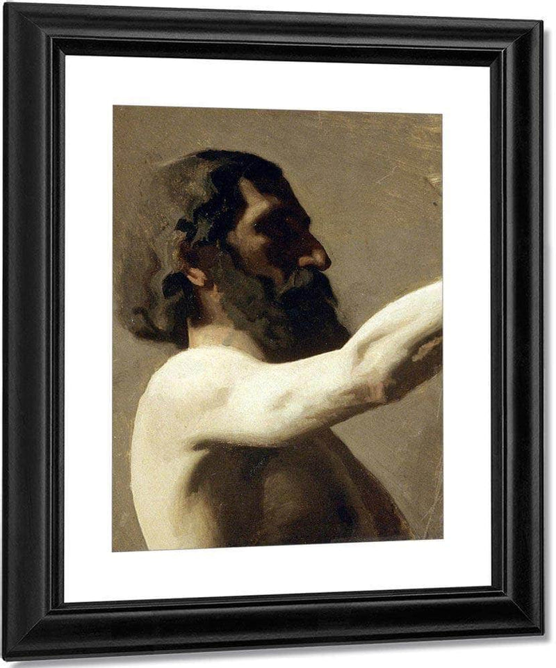 Study Of A Nude Man By  Thomas Eakins Fine Art Print