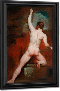 Study Of A Nude Man By William Etty Fine Art Print