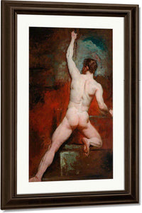 Study Of A Nude Man By William Etty Fine Art Print