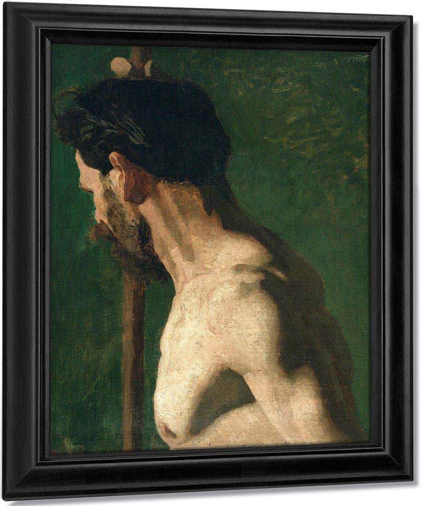 Study Of A Nude Man (The Strong Man) By  Thomas Eakins Fine Art Print