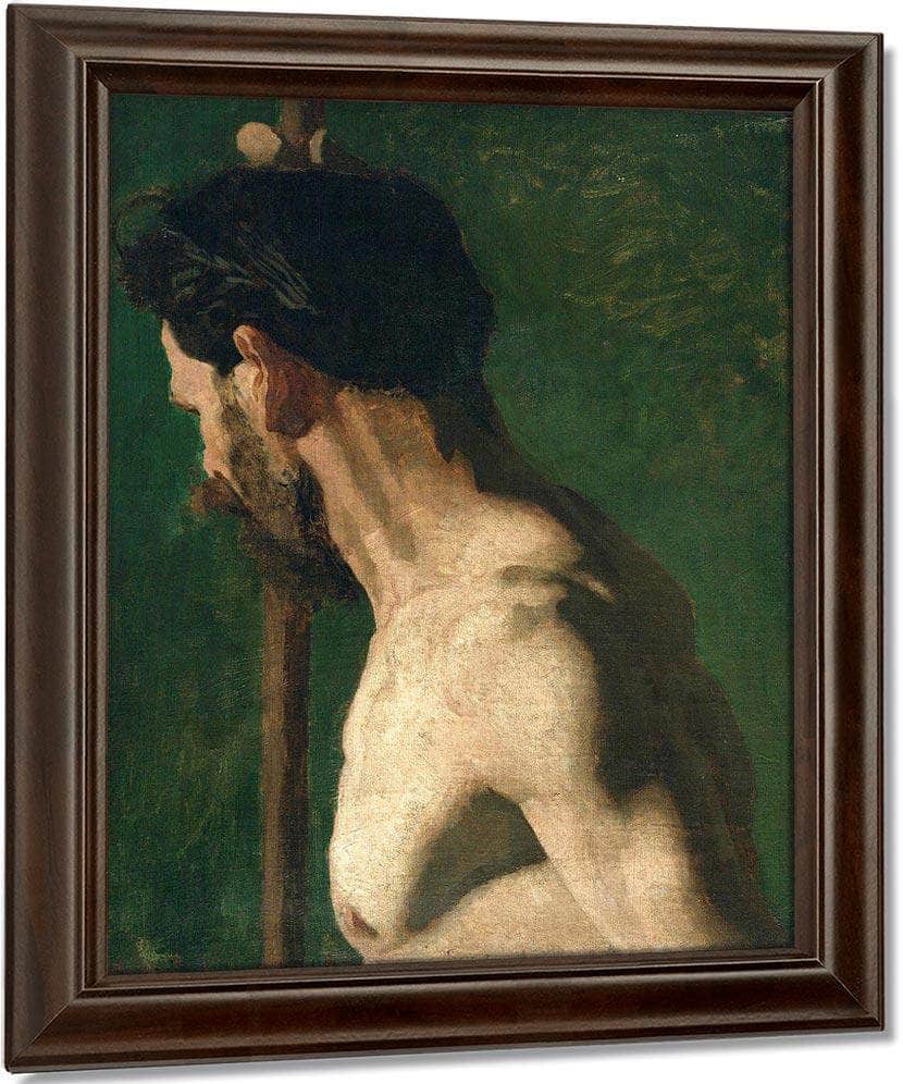 Study Of A Nude Man (The Strong Man) By  Thomas Eakins Fine Art Print