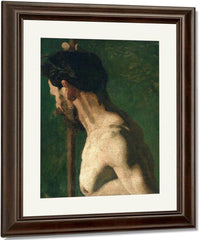 Study Of A Nude Man (The Strong Man) By  Thomas Eakins Fine Art Print