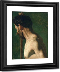Study Of A Nude Man (The Strong Man) By  Thomas Eakins Fine Art Print