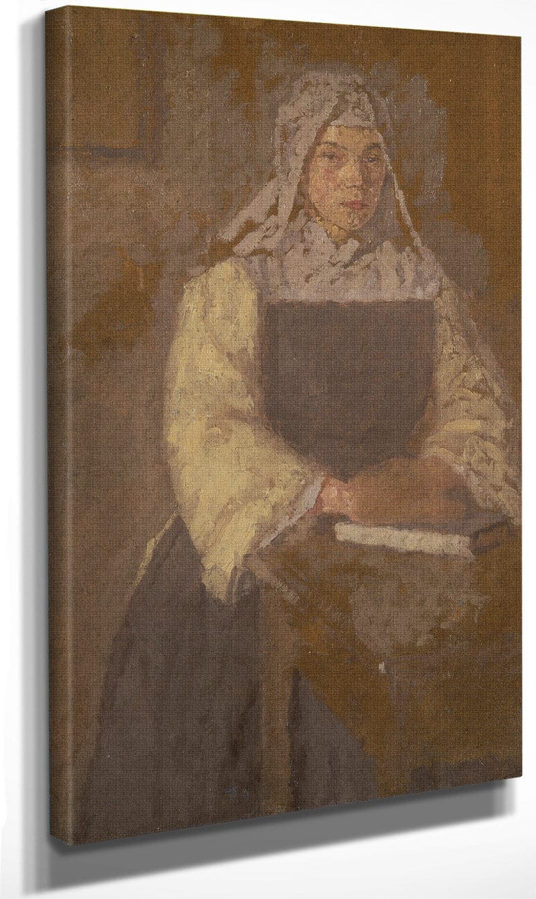 Study Of A Nun 1915 By Gwendolen Mary John Fine Art Print
