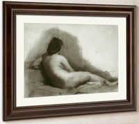 Study Of A Reclining Nude Woman By  Thomas Eakins Fine Art Print