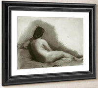 Study Of A Reclining Nude Woman By  Thomas Eakins Fine Art Print