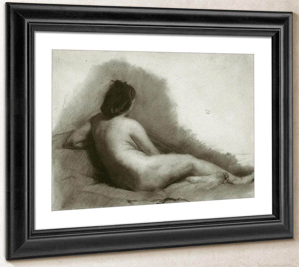 Study Of A Reclining Nude Woman By  Thomas Eakins Fine Art Print