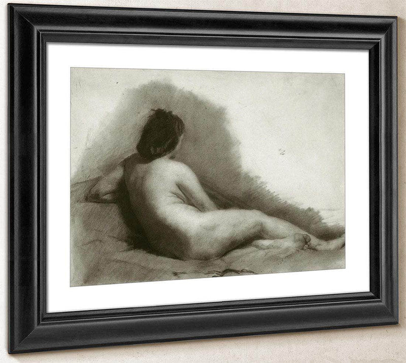 Study Of A Reclining Nude Woman By  Thomas Eakins Fine Art Print