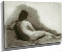 Study Of A Reclining Nude Woman By  Thomas Eakins Fine Art Print