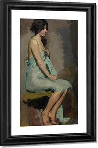 Study Of A Seated Woman By Alice Pike Barney Fine Art Print