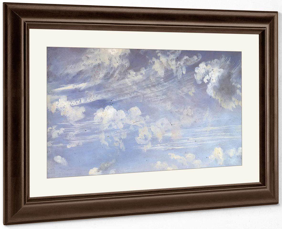 Study Of Cirrus Clouds By John Constable Fine Art Print