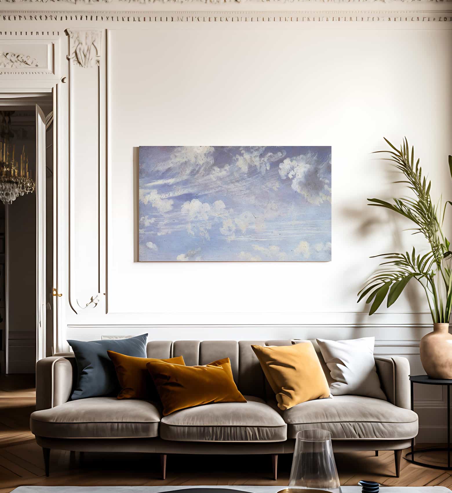 Study Of Cirrus Clouds By John Constable Fine Art Print