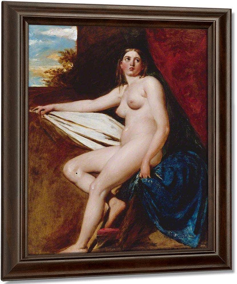 Study Of Female Nude By William Etty Fine Art Print