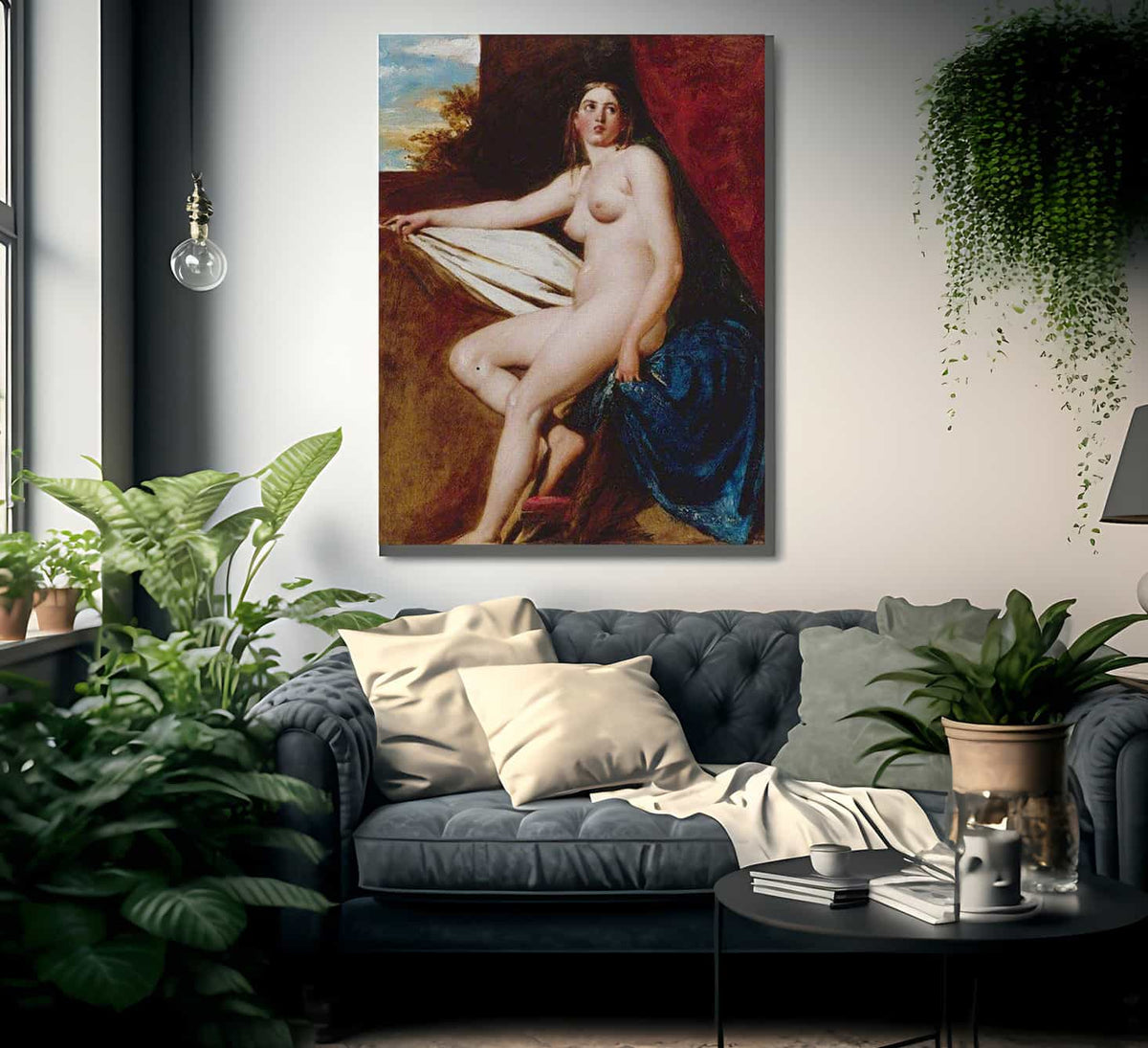 Study Of Female Nude By William Etty Fine Art Print