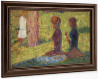 Study Of Figures For La Grande Jatte By Georges Pierre Seurat Fine Art Print