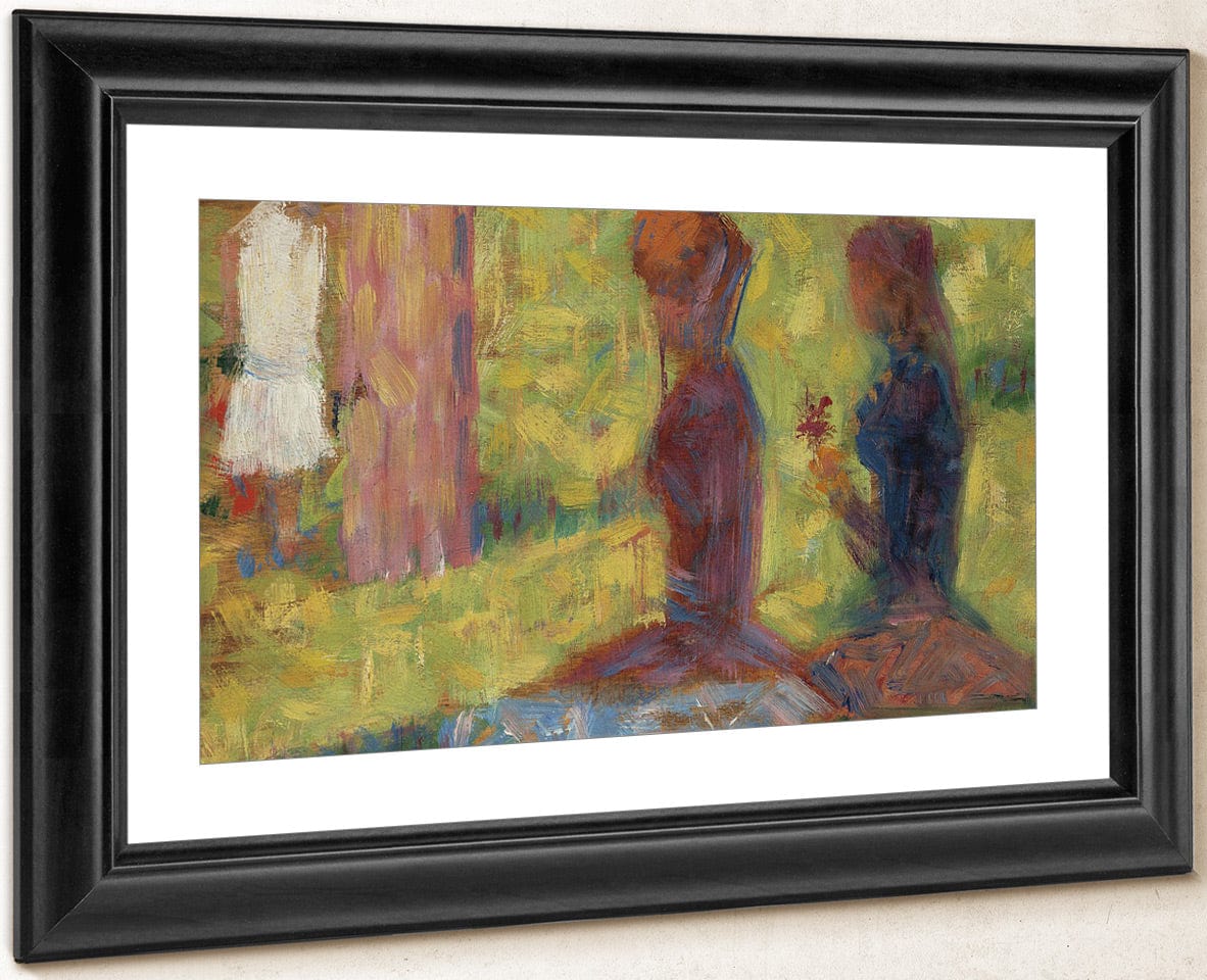 Study Of Figures For La Grande Jatte By Georges Pierre Seurat Fine Art Print