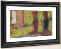 Study Of Figures For La Grande Jatte By Georges Pierre Seurat Fine Art Print