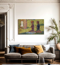 Study Of Figures For La Grande Jatte By Georges Pierre Seurat Fine Art Print