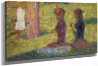 Study Of Figures For La Grande Jatte By Georges Pierre Seurat Fine Art Print
