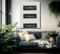 Study Of Four Ships On The Horizon By Abbott Handerson Thayer Fine Art Print