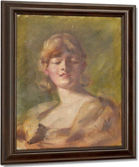 Study Of Head By Alice Pike Barney Fine Art Print